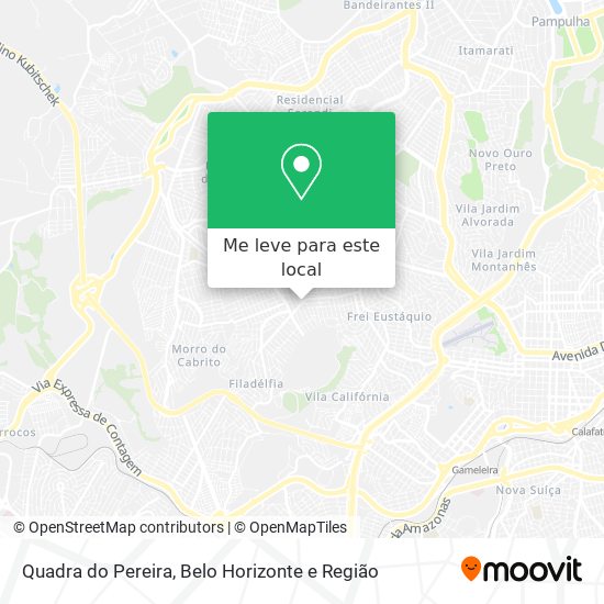Quadra do Pereira mapa