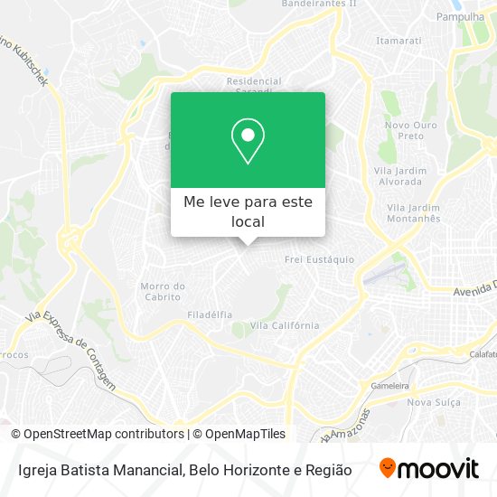Igreja Batista Manancial mapa