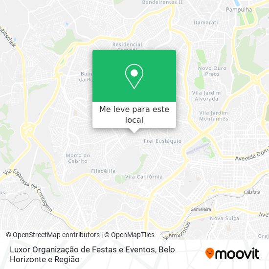 Luxor Organização de Festas e Eventos mapa