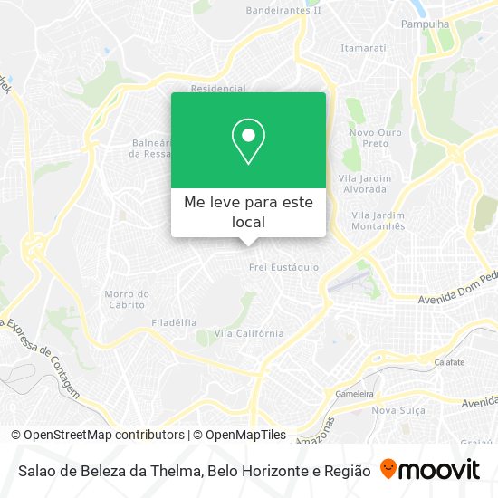 Salao de Beleza da Thelma mapa