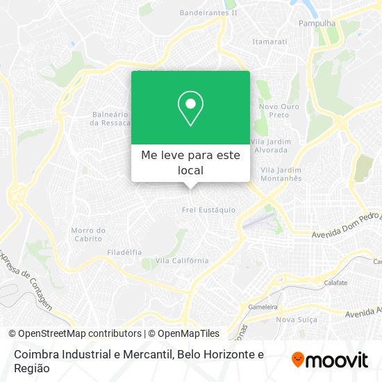 Coimbra Industrial e Mercantil mapa