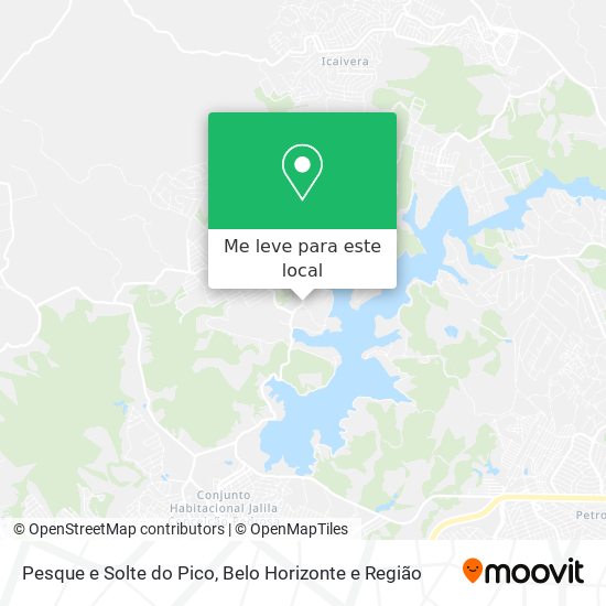 Pesque e Solte do Pico mapa