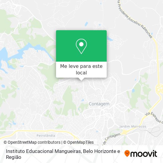 Instituto Educacional Mangueiras mapa