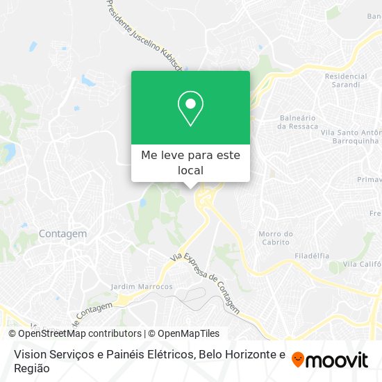 Vision Serviços e Painéis Elétricos mapa
