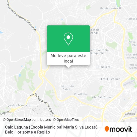 Caic Laguna (Escola Municipal Maria Silva Lucas) mapa