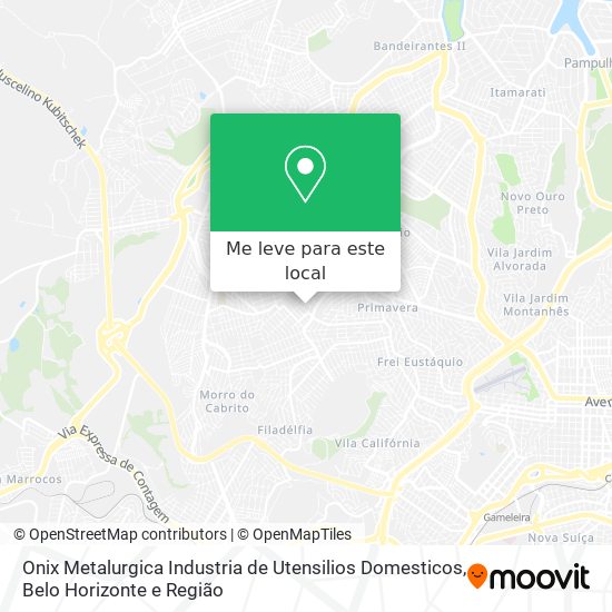 Onix Metalurgica Industria de Utensilios Domesticos mapa