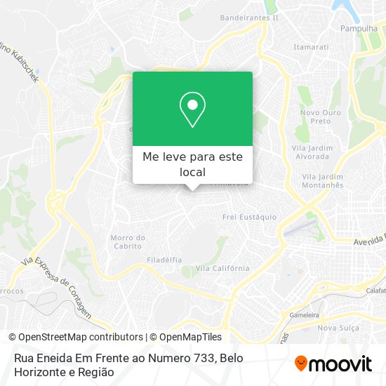 Rua Eneida Em Frente ao Numero 733 mapa