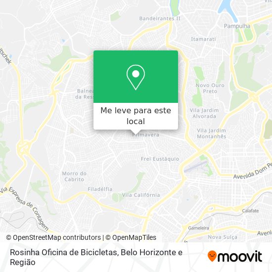 Rosinha Oficina de Bicicletas mapa