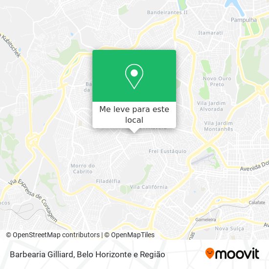 Barbearia Gilliard mapa