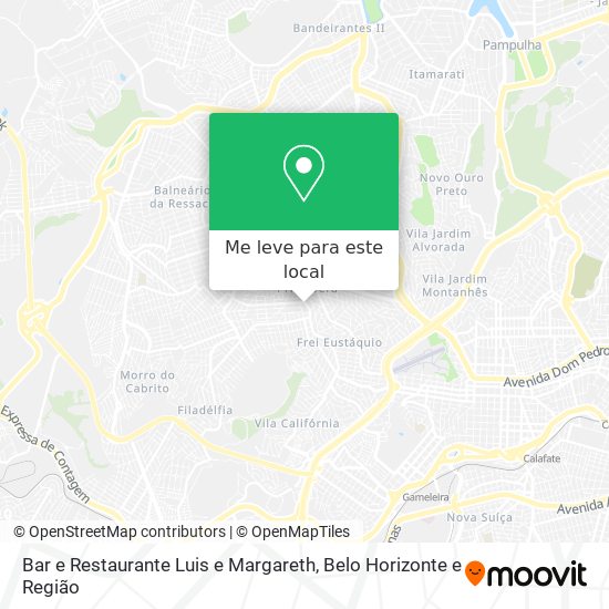 Bar e Restaurante Luis e Margareth mapa