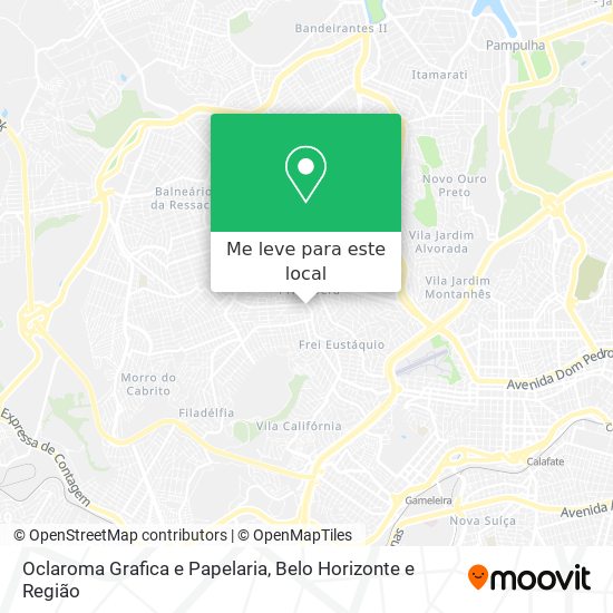 Oclaroma Grafica e Papelaria mapa