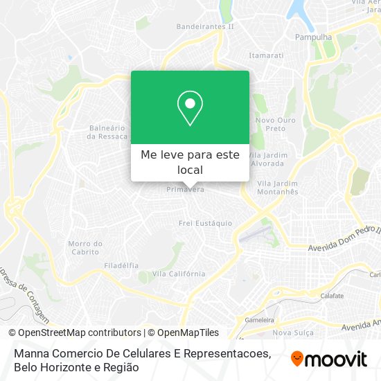 Manna Comercio De Celulares E Representacoes mapa