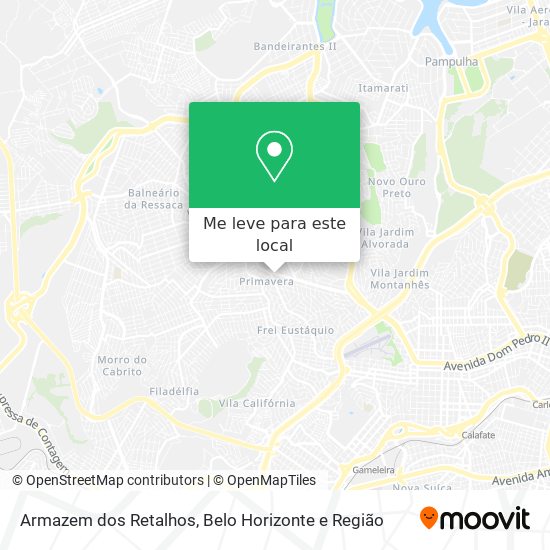 Armazem dos Retalhos mapa