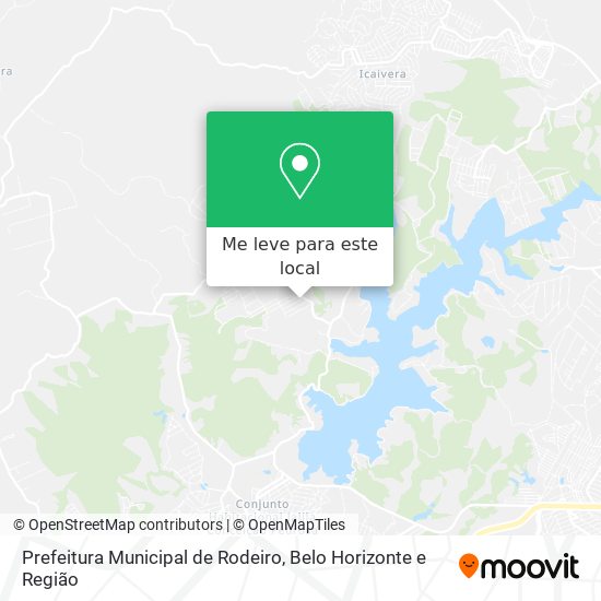 Prefeitura Municipal de Rodeiro mapa