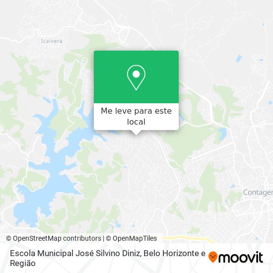 Escola Municipal José Silvino Diniz mapa