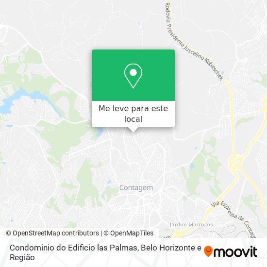 Condominio do Edificio las Palmas mapa