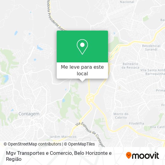 Mgv Transportes e Comercio mapa