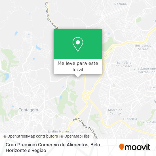 Grao Premium Comercio de Alimentos mapa