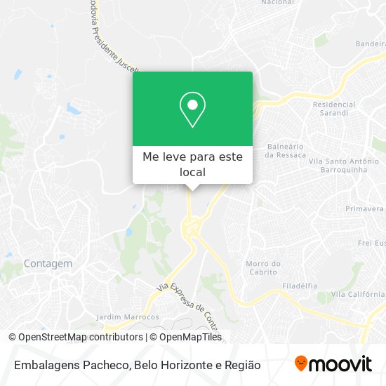 Embalagens Pacheco mapa