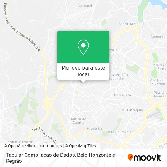 Tabular Compilacao de Dados mapa