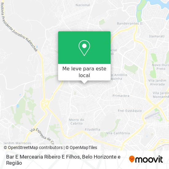 Bar E Mercearia Ribeiro E Filhos mapa