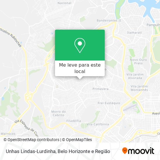 Unhas Lindas-Lurdinha mapa