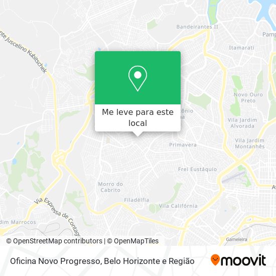 Oficina Novo Progresso mapa