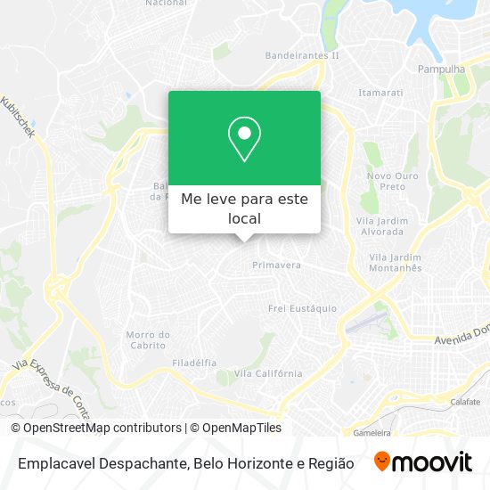 Emplacavel Despachante mapa
