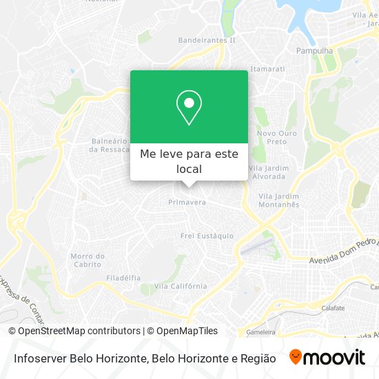 Infoserver Belo Horizonte mapa
