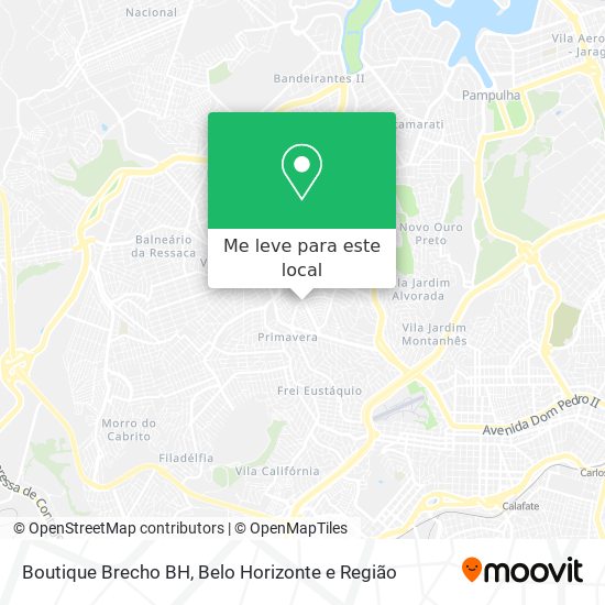 Boutique Brecho BH mapa