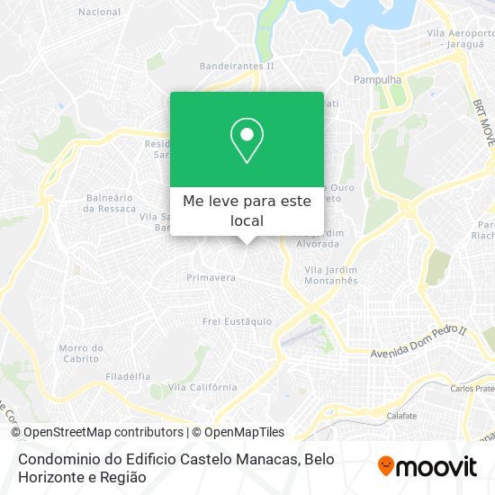 Condominio do Edificio Castelo Manacas mapa