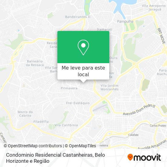 Condominio Residencial Castanheiras mapa