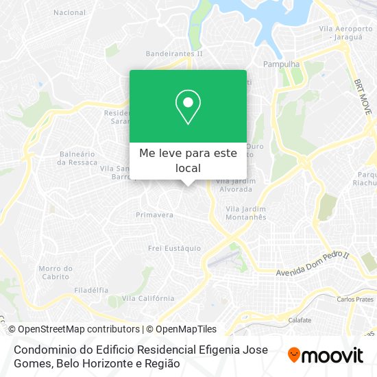 Condominio do Edificio Residencial Efigenia Jose Gomes mapa