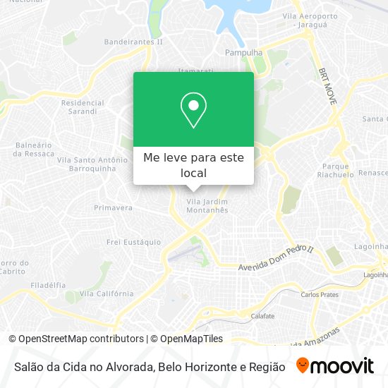 Salão da Cida no Alvorada mapa