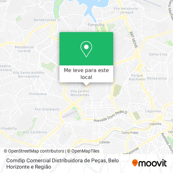 Comdip Comercial Distribuidora de Peças mapa