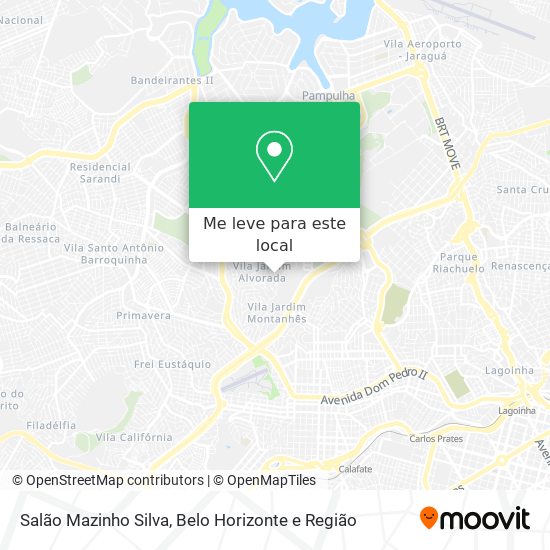 Salão Mazinho Silva mapa