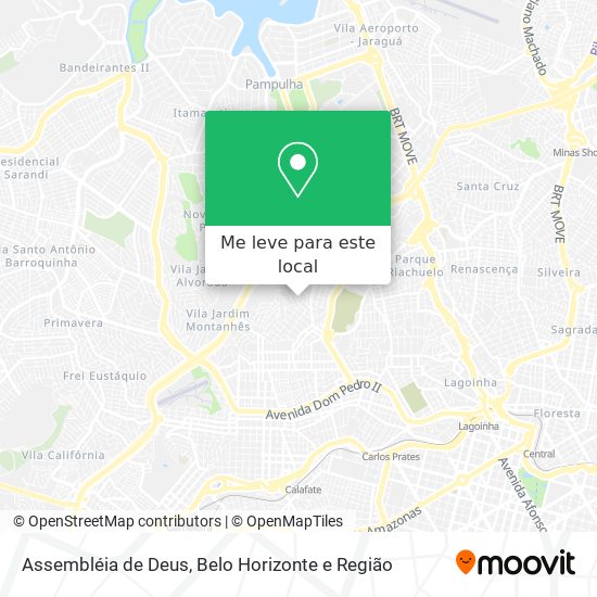 Assembléia de Deus mapa