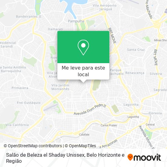 Salão de Beleza el Shaday Unissex mapa