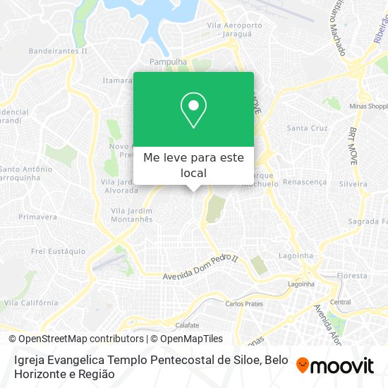 Igreja Evangelica Templo Pentecostal de Siloe mapa