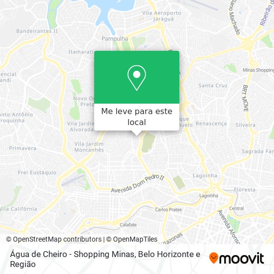 Água de Cheiro - Shopping Minas mapa