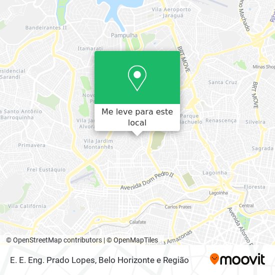 E. E. Eng. Prado Lopes mapa
