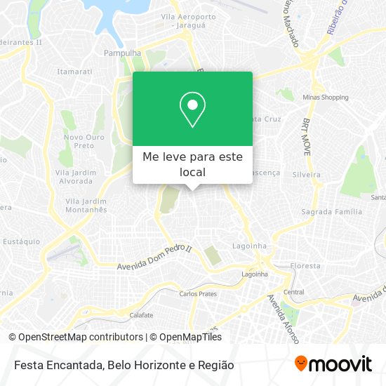 Festa Encantada mapa