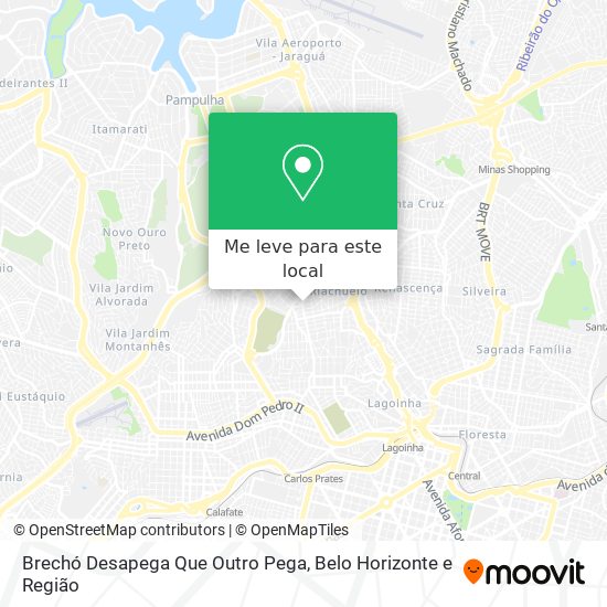 Brechó Desapega Que Outro Pega mapa