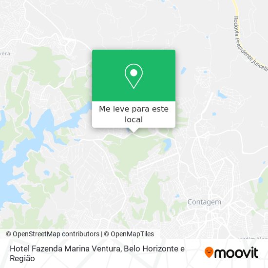 Hotel Fazenda Marina Ventura mapa