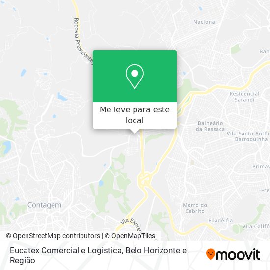 Eucatex Comercial e Logistica mapa