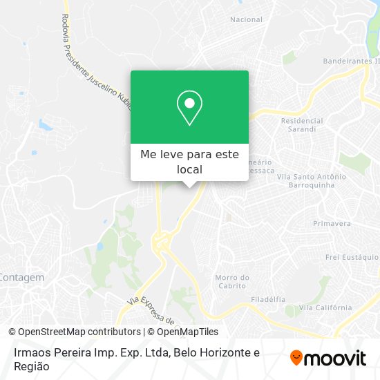 Irmaos Pereira Imp. Exp. Ltda mapa