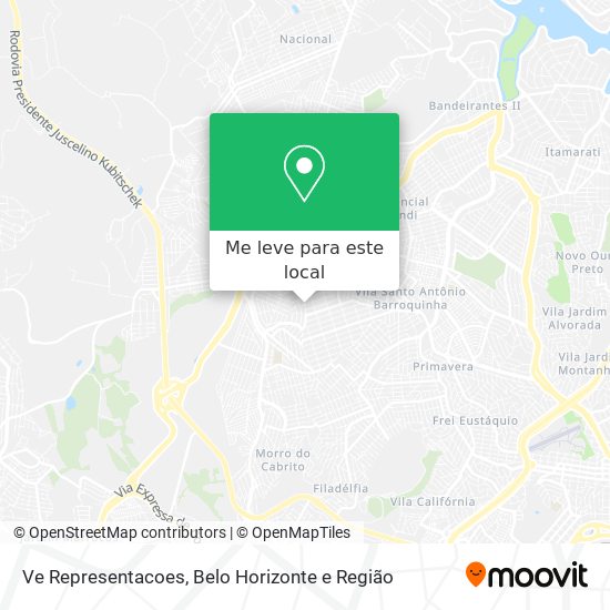 Ve Representacoes mapa