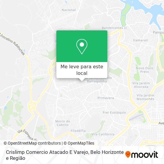 Crislimp Comercio Atacado E Varejo mapa
