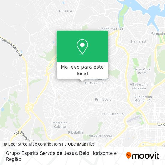 Grupo Espírita Servos de Jesus mapa