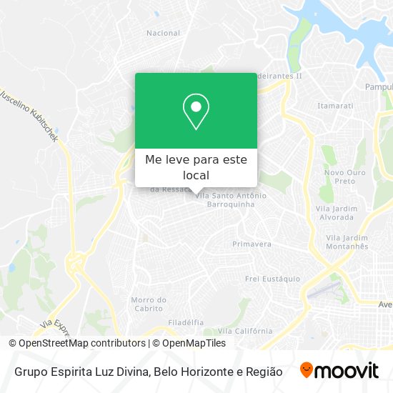 Grupo Espirita Luz Divina mapa